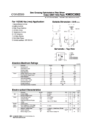 Datasheet KMOC3082 manufacturer COSMO